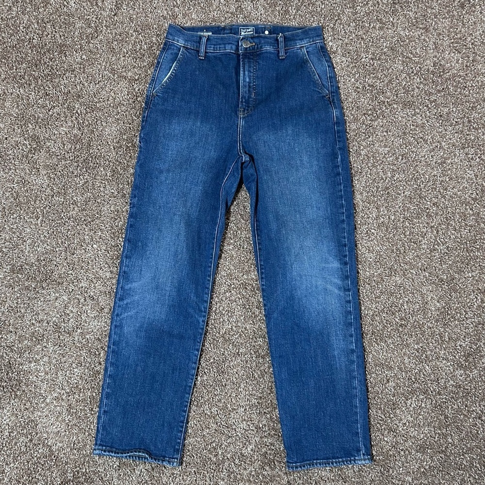 Old Navy Blue Straight Leg Jeans Timeless Fit